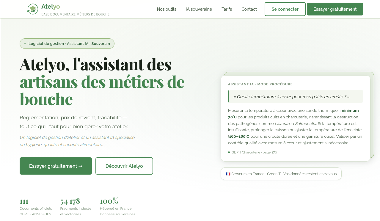 atelyo.app : De l’anti-gaspi sur Excel à un écosystème unifié pour les artisans des métiers de bouche